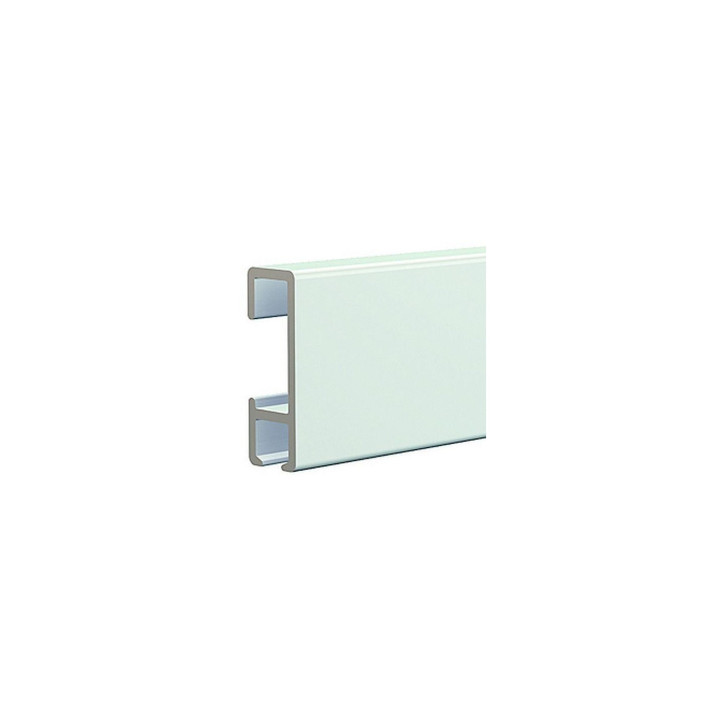 Binario ClickRail bianco verniciabile 2m.