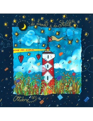 Ottobre (fondo blu) - Di Luna e di...